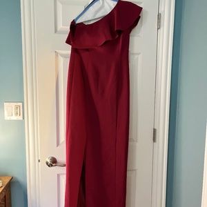 Plum Calvin Klein dress